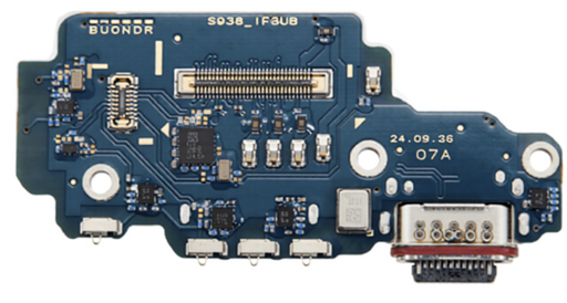 [X9099ライトニングコネクター｜充電ポート] （取り寄せ品）Galaxy S25 Ultra（SM-S938U）充電ポートボード(U)