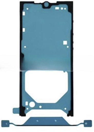 [X9167シール] （取り寄せ品）Galaxy S22 Ultra 5G フロントパネル用 接着テープステッカー