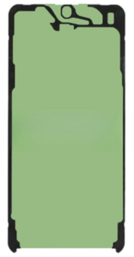[X9172シール] （取り寄せ品）Galaxy S24+ フロントパネル用 接着テープステッカー 5枚セット 