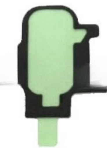 [X9189シール] （取り寄せ品）Galaxy  S9  カメラレンズカバー用接着テープステッカー