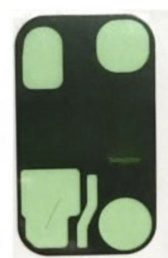 [X9202シール] （取り寄せ品）Galaxy S20+ 4G｜5G カメラレンズガラス用粘着ステッカー