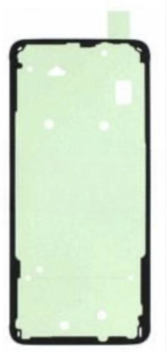 [X9208シール] （取り寄せ品）Galaxy  S9 バックカバー 接着テープステッカー 5枚セット 