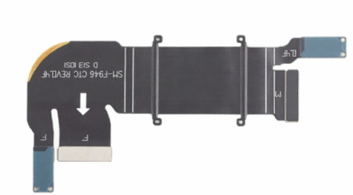 [X9296ケーブル] （取り寄せ品）Galaxy Z Fold5 スピン軸フレックスケーブル