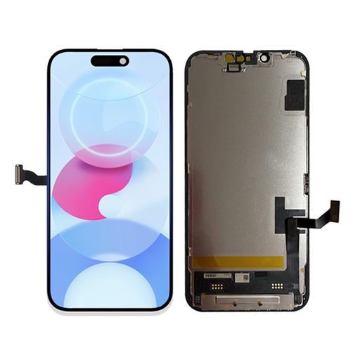 [X9432液晶｜LCD] iPhone 16e｜17e フロントパネル 黒｜互換品（SoftOLED）