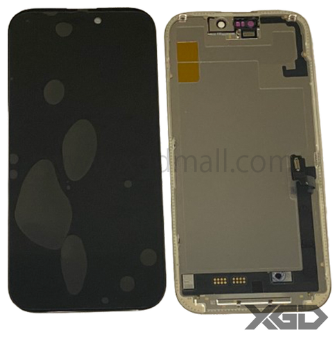 [X9438互換パネル｜液晶] iPhone 17 フロントパネル 黒｜互換品（SoftOLED） 