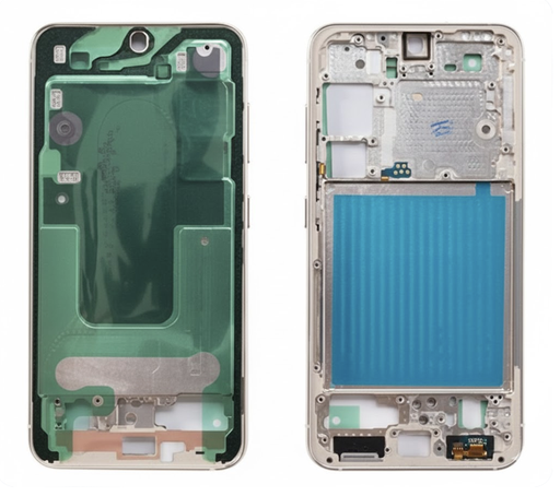 [X9504ﾐﾄﾞﾙﾌﾚｰﾑ] （取り寄せ品）Galaxy S23 ミドルフレーム サイドキー付き