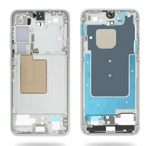 [X9508ﾐﾄﾞﾙﾌﾚｰﾑ] （取り寄せ品）Galaxy S24 ミドルフレーム サイドキー付き