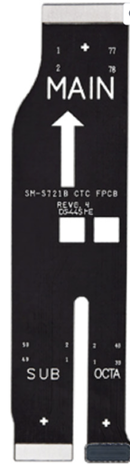 [X9566ケーブル] （取り寄せ品）Galaxy S24 FE メインボード フレックスケーブル