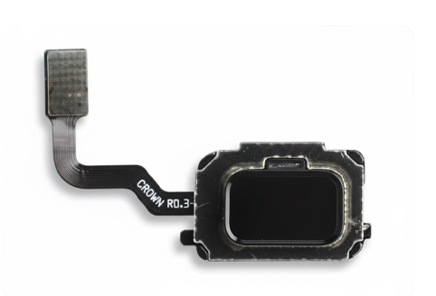 [X9601ケーブル] （取り寄せ品）Galaxy  Note9  ホームボタン ASSY  黒