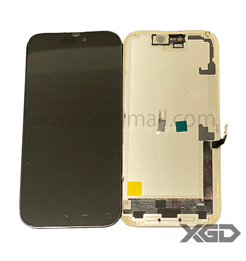 [X9650] iPhone 17 フロントパネル 黒｜互換品（HardOLED） 