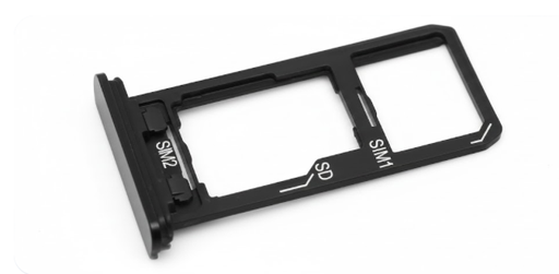 [X9661SIM] （取り寄せ品）Xperia 1 ⅢSIM＆SD カードトレイ キャップ付き 黒