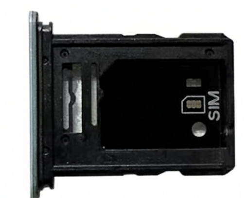 [X9672SIM] （取り寄せ品）Xperia Ace II (SO-41B)SIM カードトレイ 黒