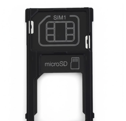 [X9688SIM] （取り寄せ品）Xperia X Performance (SO-04H SOV33 F8131 502so) SIM カードトレイ 黒