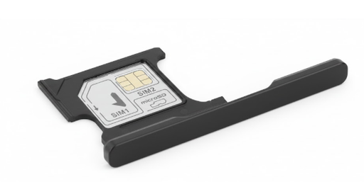 [X9708SIM] （取り寄せ品）Xperia XA1 SIMカードトレイ 黒