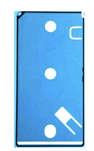 [X9819シール] （取り寄せ品）Xperia Z1 (SO-01F C690X L39h) ミドルフレーム用 両面テープ（5個セット）