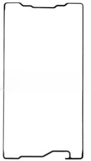 [X9838シール] （取り寄せ品）Xperia Z5 Compact (SO-02H) フロントパネル用 両面テープ（5個セット）