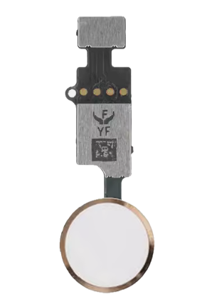 [X9881ﾎｰﾑﾎﾞﾀﾝ] iPhone 7G｜7P｜8G｜8P｜SE2｜SE3 感圧式ホームボタン ローズゴールド｜YF製