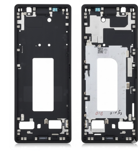 [X9984ﾐﾄﾞﾙﾌﾚｰﾑ] （取り寄せ品）Xperia 5 (J8210 J8270 J9210 SO-01M SOV41 901SO) ミドルフレーム 黒