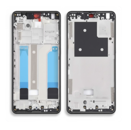 [X9989ﾐﾄﾞﾙﾌﾚｰﾑ] （取り寄せ品）Xperia Ace II (SO-41B) ミドルフレーム 黒