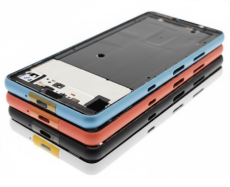 [X9991ﾐﾄﾞﾙﾌﾚｰﾑ] （取り寄せ品）Xperia 10Ⅲ｜Xperia 10Ⅲ Lite 通用ミドルフレーム 黒