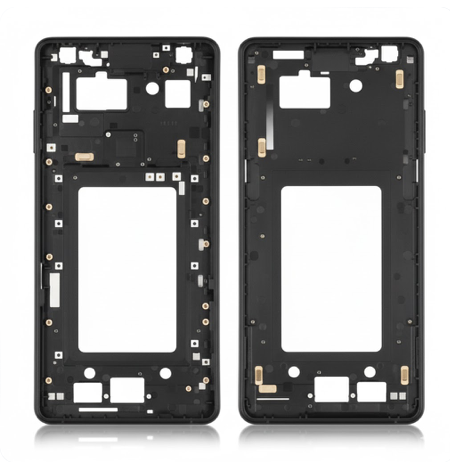 [G2001ﾐﾄﾞﾙﾌﾚｰﾑ] （取り寄せ品）Xperia A ｜ ZR (SO-04E M36h) ミドルフレーム 黒