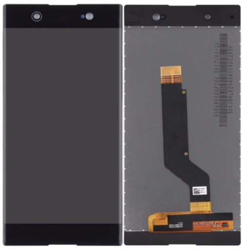 [X3021液晶｜LCD] （特価品）Xperia XA1 Ultra フロントパネル 黒｜再生品