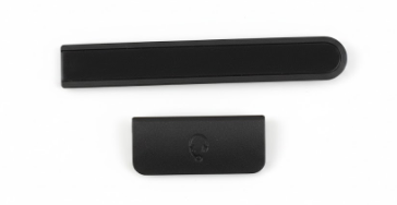 [G2109] （取り寄せ品）Xperia A ｜ ZR (SO-04E M36h) キャップ 2点セット 黒