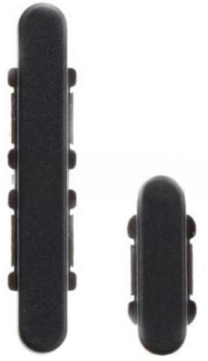 [G2119] （取り寄せ品）Xperia Z5 Compact (SO-02H) サイドキー 2点セット 黒