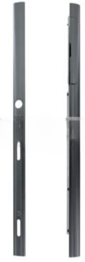 [G2121] （取り寄せ品）Xperia XA サイドプレート 2点セット 黒