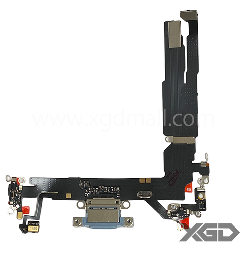 [G2210ライトニングコネクタ｜充電ポート] iPhone 17 ドックコネクター ブルー 互換品