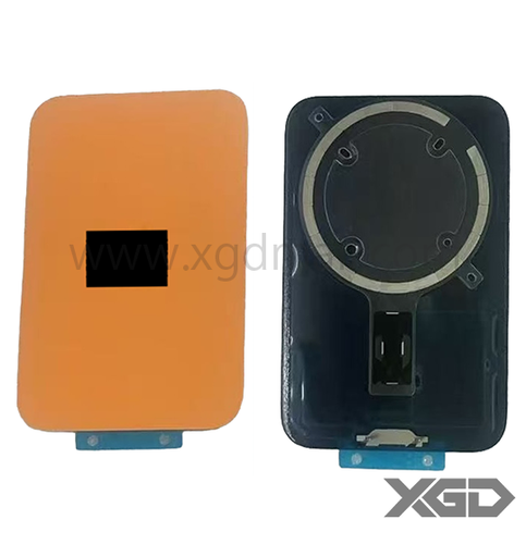 [G2240背面パネル｜バッテリーカバー｜バックカバー] iPhone 17Pro Max バックガラス 互換品（レンズ＆MagSafe付き）オレンジ