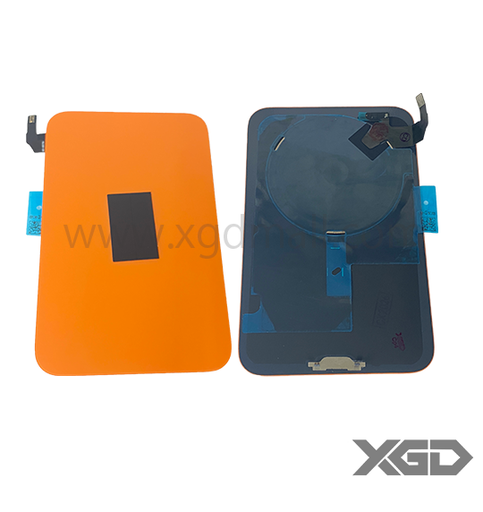 [G2240背面パネル｜バッテリーカバー｜バックカバー] iPhone 17Pro Max バックガラス 互換品（MagSafe付き）オレンジ
