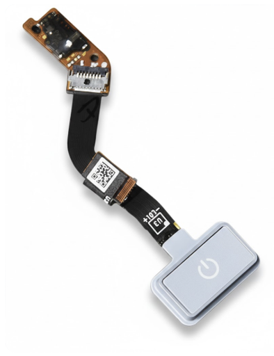 [G2475電源ボタンケーブル] （取り寄せ品）Surface Laptop Go 1943 電源ボタン｜指紋スキャナーケーブル 黒