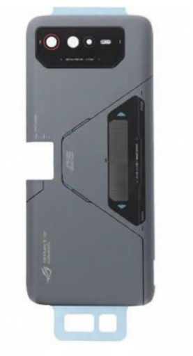 [G2626背面パネル｜バッテリーカバー｜バックカバー] （取り寄せ品）ASUS ROG Phone 6D Ultimate(AI2203)バックカバー   グレー