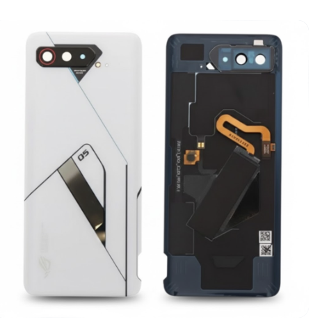 [G2631背面パネル｜バッテリーカバー｜バックカバー] （取り寄せ品）ASUS ROG Phone 5 Ultimate(ZS673KS)バックカバー ホワイト