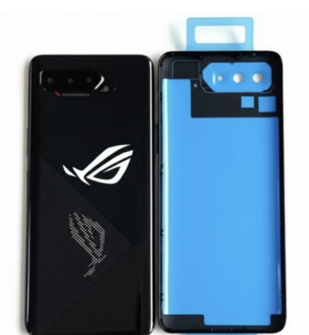 [G2632背面パネル｜バッテリーカバー｜バックカバー] （取り寄せ品）ASUS ROG Phone 5｜5S (ZS673KS｜ZS676KS) バックカバー 黒
