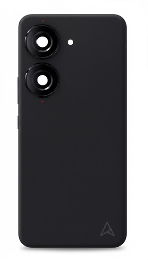 [G2637背面パネル｜バッテリーカバー｜バックカバー] （取り寄せ品）ASUS Zenfone 10 (AI2302) バックカバー カメラレンズ付き  黒