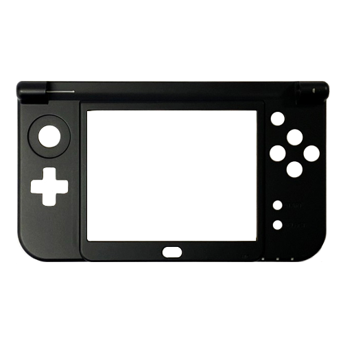 [X3719フェイスプレート] NEW 3DSLL ハウジング 黒
