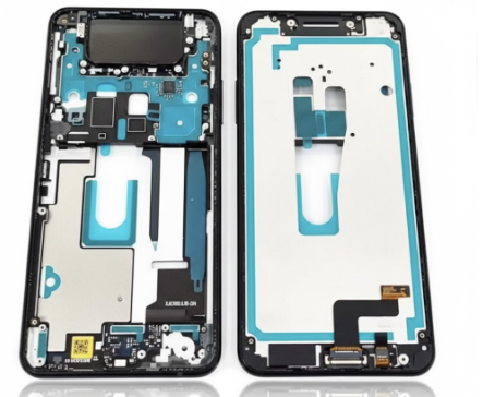 [G2682ﾐﾄﾞﾙﾌﾚｰﾑ] （取り寄せ品）ASUS ZenFone8 Flip(ZS672KS)フロントフレーム 黒