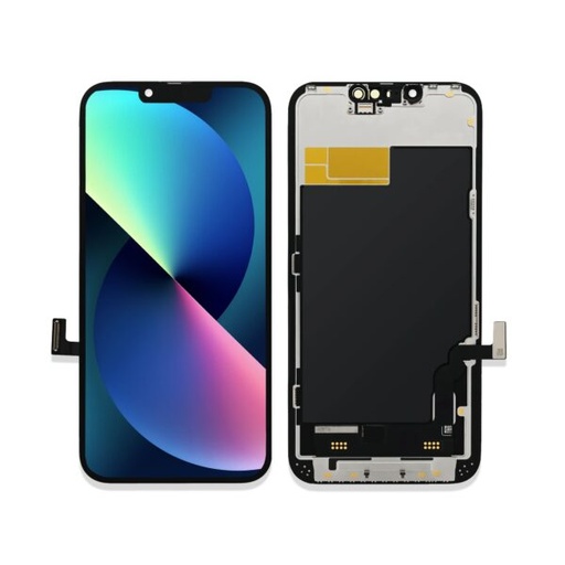 [X2100互換パネル｜液晶] iPhone 13 フロントパネル 黒｜互換品 LCD FHD JK製