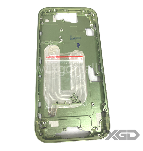 [G2857背面ガラス] iPhone 17 ミドルフレーム セージ｜eSIM対応モデル