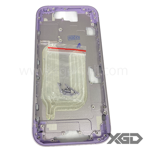 [G2858背面ガラス] iPhone 17 ミドルフレーム ラベンダー｜eSIM対応モデル