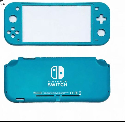 [G2906] （取り寄せ品）Switch Lite 外側ハウジング（ボタンなし）｜ターコイズ