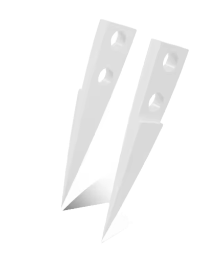 [G3000] 工具 ピンセット ステンレス製替え先（ストレート）２枚セット