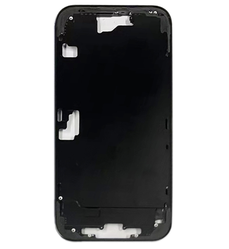 [G3043背面ガラス] iPhone 16 ミドルフレーム 黒｜互換品