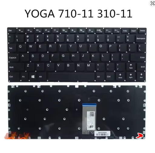 [G3214] （取り寄せ品）Lenovo YOGA 710-11IKB 710S-11ISK 310-11IAP 710-11 310-11 キーボード（US｜UK)