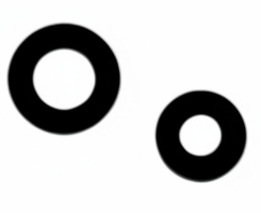 [G3264ｶﾒﾗﾚﾝｽﾞ] （取り寄せ品）AQUOS R9｜R10 カメラレンズカラスのみ 黒