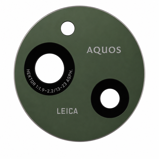 [G3265ｶﾒﾗﾚﾝｽﾞ] AQUOS R9 カメラレンズ（枠付）｜ 取り外し品 グリーン