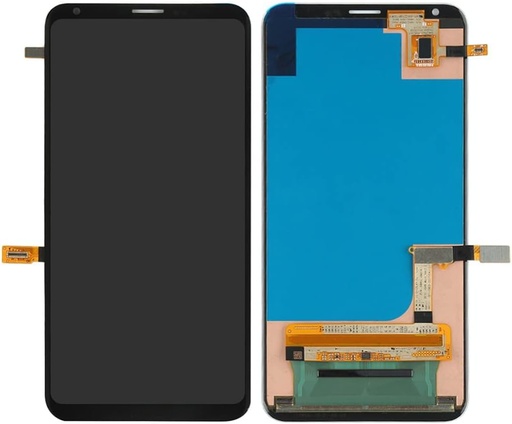 [X3660液晶｜LCD] （取り寄せ品）LG isai V30+ フロントパネル 黒 ｜OLED純正組立品
