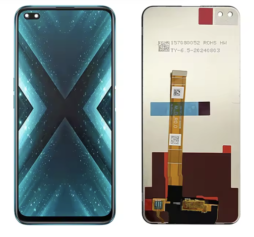 [G3429] （取り寄せ品）OPPO Realme X3 SuperZoom フロントパネル 黒｜互換品